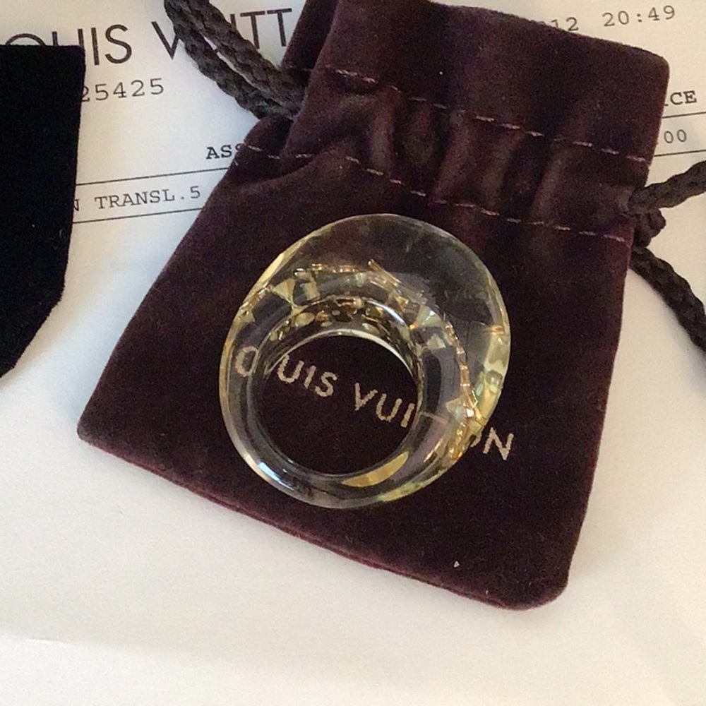 Louis Vuitton Translucent Inclusion Ring - Picture 5 of 9